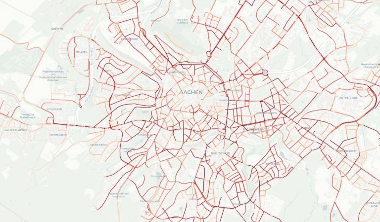Interaktive Heatmap je Mobilitätsart Klima-taler