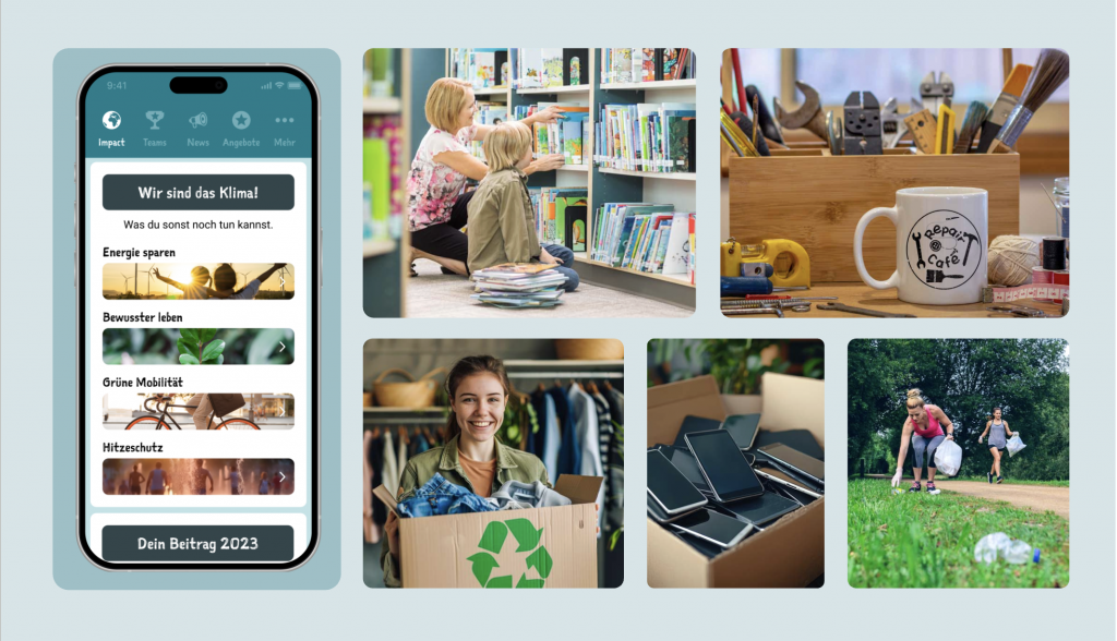 Wissen vermitteln in der Klima-Taler App